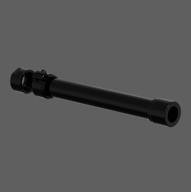 Threaded alloy axle